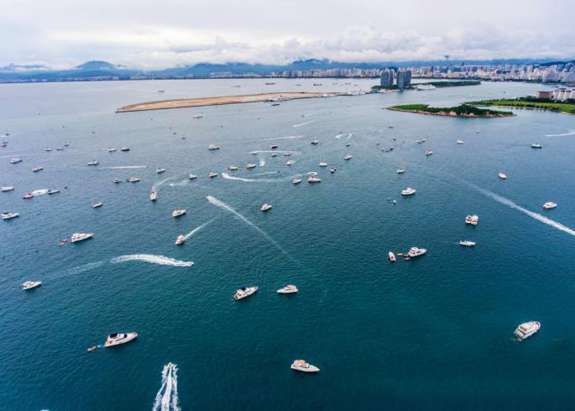 海南海洋旅游:游艇